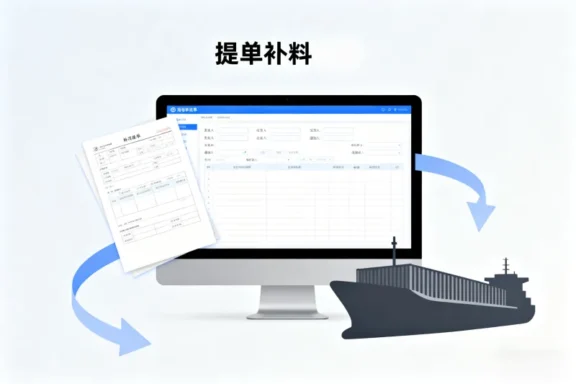 提供给船公司或货代的提单补料(SI)是什么意思?