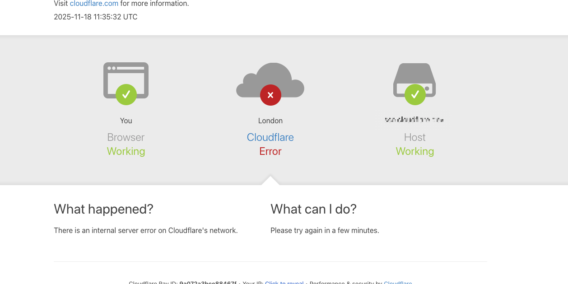 当Cloudflare崩了，我的网站也不能访问了